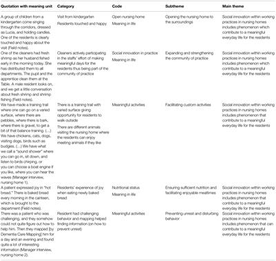 Social Innovation Toward a Meaningful Everyday Life for Nursing Home Residents: An Ethnographic Study